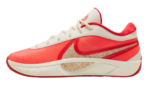 Nike Giannis Freak 6 China Sail/Bright Crimson-Coconut Milk-University Red HQ4079-100