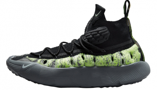 Nike ISPA Sense Flyknit Smoke Grey Black/Smoke Grey-Volt CW3203-003