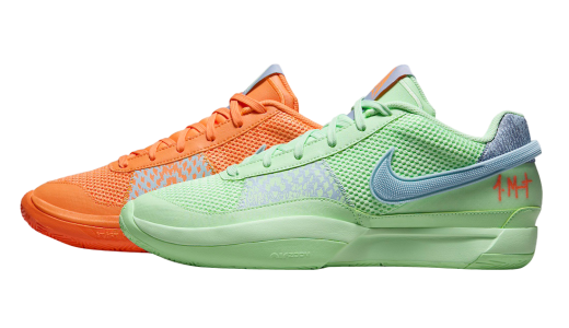 Nike Ja 1 Bright Mandarin Vapor Green Bright Mandarin/Multi-Color-Vapor Green-Light Armory Blue-Ashen Slate FQ4796-800