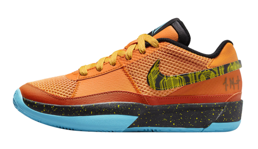 Nike Ja 1 GS Bright Mandarin Bright Mandarin/Opti Yellow-Black-Baltic Blue FB8977-800