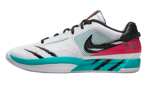 Nike Ja 1 Reverse Scratch White/Turbo Green-University Red-Black FV5957-100