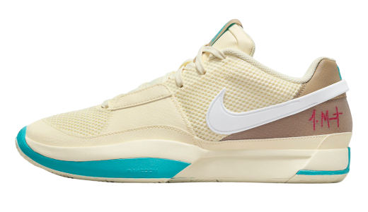 Nike Ja 1 Seasonal Coconut Milk/Khaki-Black-University Red-Dusty Cactus DR8786-102