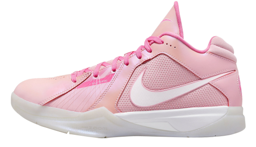 Nike KD 3 Aunt Pearl Medium Soft Pink/White-Lotus Pink FJ0982-600