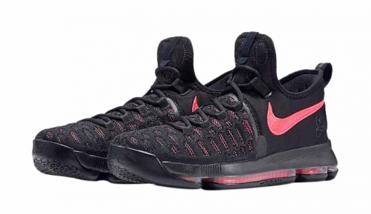 Nike KD 9 Aunt Pearl Black / Hot Punch 881796-060