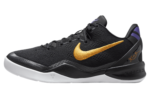 Nike Kobe 8 GS Black / University Gold Black/White/Court Purple/University Gold FN0266-002