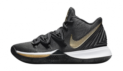 Nike Kyrie 5 Black Metallic Gold Black/Metallic Gold-White AO2918-007