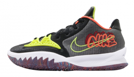 Nike Kyrie Low 4 Black Turf Orange Black/Turf Orange-White-Team Red CZ0105-002