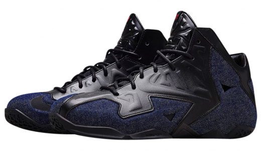 Nike Lebron 11 EXT - Denim Black / Black - Denim 659509004