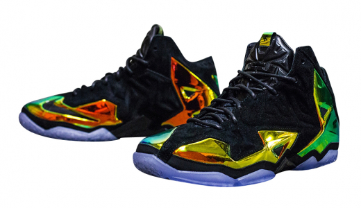 Nike Lebron 11 EXT - King&#x27;s Crown Black / Black - Metallic Gold 677693001