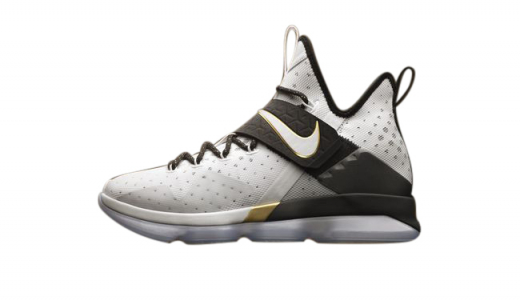 Nike LeBron 14 BHM Black / Metallic Gold - White 860634-100