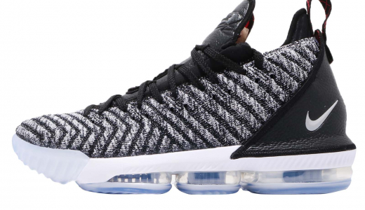 Nike LeBron 16 Oreo Black/Metallic Silver-white AO2595006