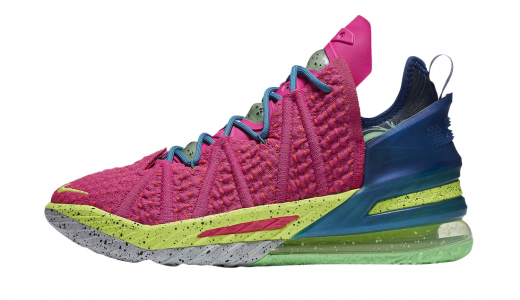 Nike LeBron 18 Los Angeles By Night Pink Prime/Multicolor DB8148-600