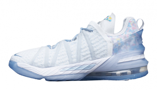 Nike LeBron 18 Play for the Future Blue Tint/Clear-White CW3156-400