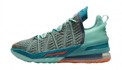 Nike LeBron 18 We Are Family Teal/Orange CQ9283-300