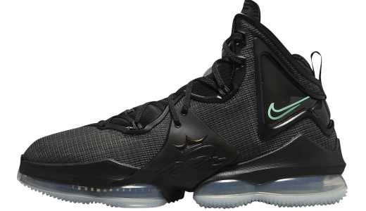 Nike LeBron 19 Black Aqua Black/Aqua DC9340-003