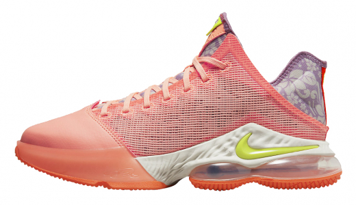 Nike LeBron 19 Low Hawaii Orange/Purple-Volt DQ8344-600