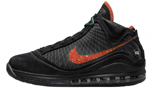 Nike LeBron 7 Florida A&amp;M Black/Team Orange-Gorge Green-White DX8554-001