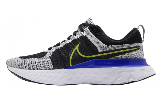 Nike React Infinity Run Flyknit 2 White Cyber Black Racer Blue White/Cyber-black-racer Blue CT2357100