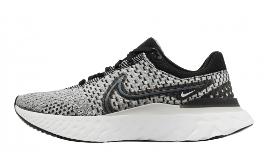 Nike React Infinity Run Flyknit 3 Black Grey Fog Black/Dk Smoke Grey-grey Fog DH5392006