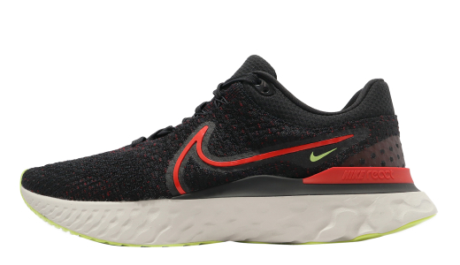 Nike React Infinity Run Flyknit 3 Black Siren Red Black/Siren Red-team Red Volt DH5392007