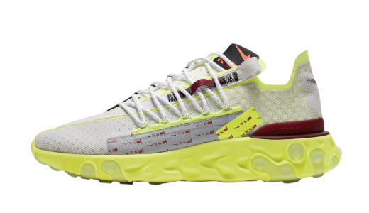 Nike React Runner ISPA Pure Platinum Pure Platinum/Team Red-Volt Glow CT2692-002