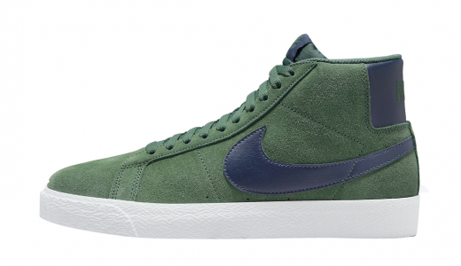 Nike SB Blazer Mid Noble Green Noble Green/Midnight Navy-Noble Green 864349-302