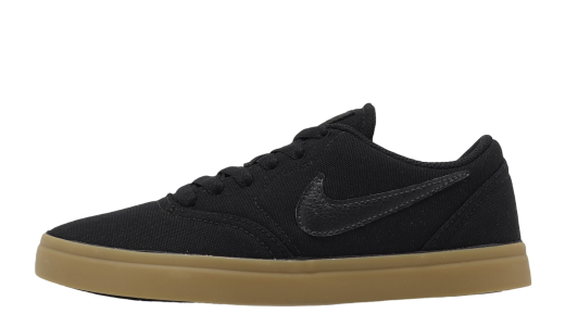 Nike SB CHECK CNVS GS Black / Black Black/Black-gum Light Brown 905373006