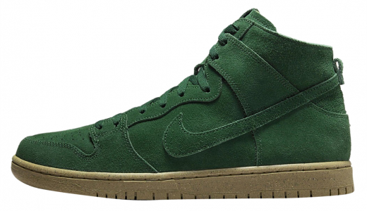 Nike SB Dunk High Decon Gorge Green Gorge Green/Gorge Green-Black-Gum Light Brown DQ4489-300