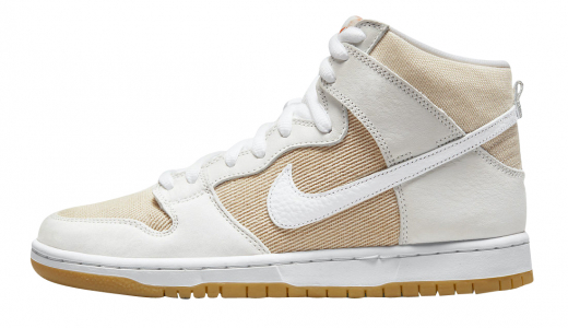 Nike SB Dunk High Unbleached White/Tan DA9626-100