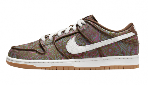 Nike SB Dunk Low Paisley Brown/Burgundy-Green-Pink DH7534-200