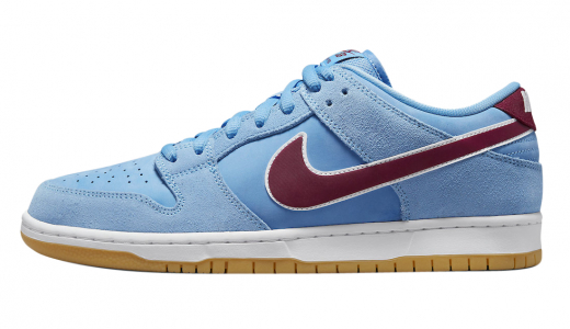 Nike SB Dunk Low Phillies Valor Blue/Team Maroon/White-Gum Light Brown DQ4040-400