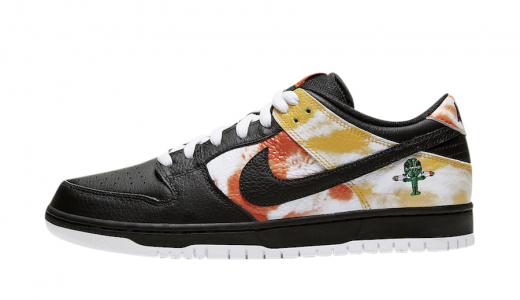 Nike SB Dunk Low Raygun Tie-Dye Black Black/Orange Flash BQ6832-001