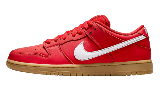 Nike SB Dunk Low University Red University Red/White-Gum Light Brown-Gym Red FJ1674-600