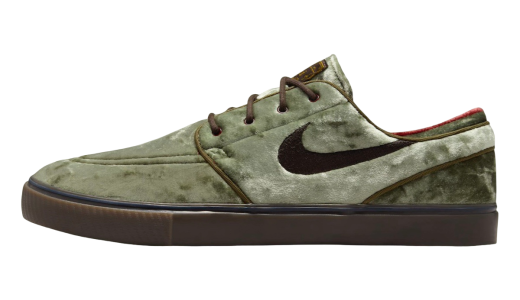 Nike SB Zoom Janoski OG+ SE City of Cinema Medium Olive/Velvet Brown-Baroque Brown-Dark Team Red FZ1302-200