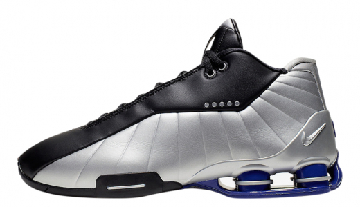 Nike Shox BB4 Metallic Silver Black/Metallic Silver-Lapis AT7843-001