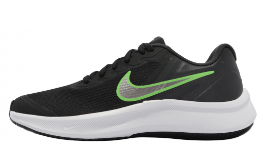 Nike Star Runner 3 GS Black Chrome Black/Chrome-dk Smoke Grey DA2776006