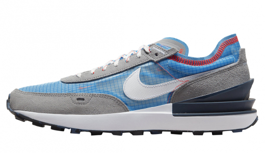 Nike Waffle One Blue Grid Blue/Grey-Red DX3736-001