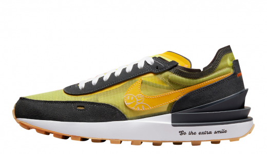 Nike Waffle One Go The Extra Smile Yellow/Black-White DO5850-700