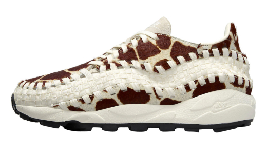 Nike WMNS Air Footscape Woven Cow Print Sail/Sail-Black FB1959-100