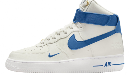 Nike WMNS Air Force 1 High 40th Anniversary Sail Blue Jay Sail/White-Metallic Gold-Blue Jay DQ7584-100