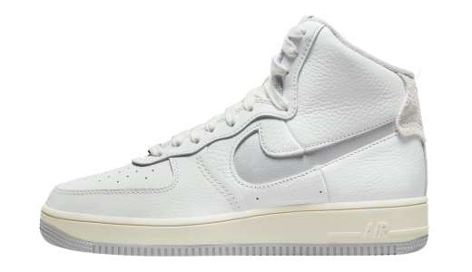 Nike WMNS Air Force 1 High Sculpt Silver Summit White/Light Smoke Grey-Summit White DC3590-101