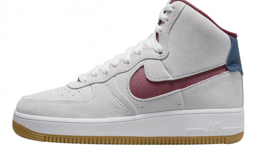 Nike WMNS Air Force 1 High Sculpt Grey/Red-Blue DC3590-104