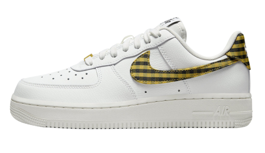 Nike WMNS Air Force 1 Low Bronzine Gingham Summit White/Bronzine-Black DZ2784-102