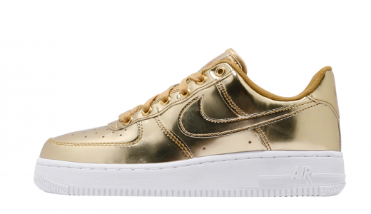 Nike WMNS Air Force 1 Low Metallic Gold Metallic Gold/White-club Gold CQ6566700