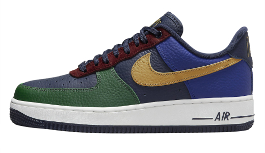 Nike WMNS Air Force 1 Low Obsidian Gorge Green Gorge Green/Gold Suede-Obsidian DR0148-300