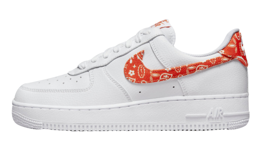 Nike WMNS Air Force 1 Low Orange Paisley White/Rush Orange-White DJ9942-102