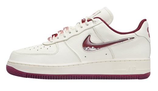 Nike WMNS Air Force 1 Low Valentine's Day Sail/Team Red-Medium Soft Pink-Gym Red FZ5068-161