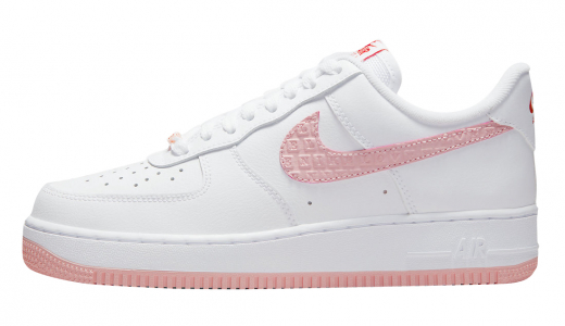 Nike WMNS Air Force 1 Low Valentine White/Atmosphere-University Red-Sail DQ9320-100