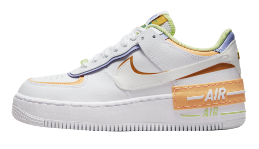 Nike WMNS Air Force 1 Shadow White Multicolor White/Multicolor DX3718-100