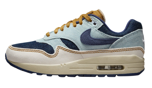 Nike WMNS Air Max 1 87 Aura Aura/Midnight Navy-Pale Ivory FQ8900-440